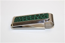 2007 Augusta National GC Masters Tournament Gift - Alligator Skin Money Clip in Box