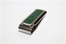 2007 Augusta National GC Masters Tournament Gift - Alligator Skin Money Clip in Box