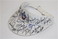 Multi-Signed Nationwide Senior Championship Visor JSA ALOA