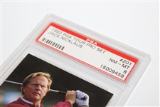 1992 Jack Nicklaus PGA Tour Pro Set Card #201 PSA 8 NM-MT #15009458