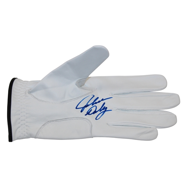 John Dalys Signed Personal The Lion Logo Left-Handed White Golf Glove JSA ALOA