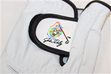 John Daly's Signed Personal 'The Lion' Logo Left-Handed White Golf Glove JSA ALOA