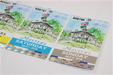 2018 Masters Full Tournament Day Ticket Set - Thursday, Friday, Saturday & Sunday