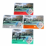Padraig Harrington Signed Sunday 2001 Ryder Cup Ticket w/Thurs-Sat Tickets JSA ALOA