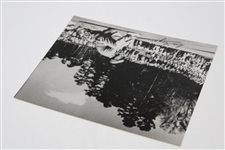 Ben Hogan Signed 1951 Masters Black And White Photo JSA ALOA