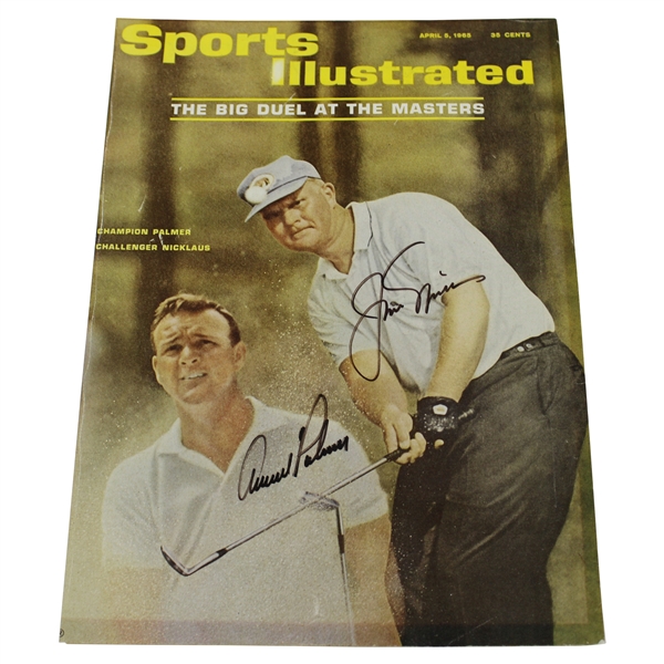 Arnold Palmer & Jack Nicklaus Signed 1965 Sports Illustrated Cover JSA ALOA