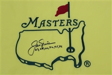 Jack Nicklaus Signed Undated Masters Embroidered Flag with Years Won JSA ALOA