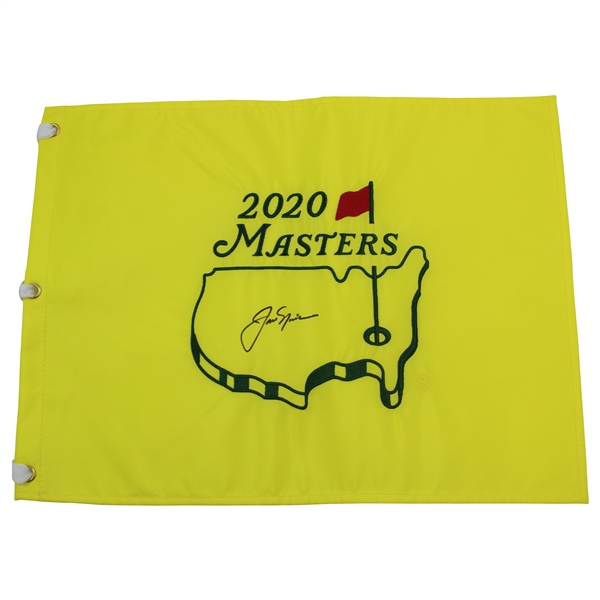 Jack Nicklaus Signed Undated Masters Embroidered Flag JSA ALOA