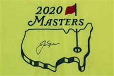 Jack Nicklaus Signed Undated Masters Embroidered Flag JSA ALOA