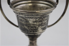 1939 Dunedin Golf Club Sterling Silver Bro John L. Gray Cup Won by Bro William C. Clarke