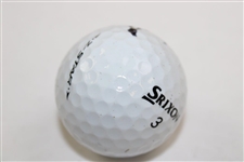 Larry Mize Signed Srixon Logo Golf Ball JSA ALOA