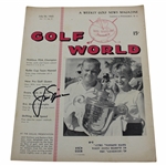 Jack Nicklaus Signed 1963 Golf World PGA Championship Magazine JSA ALOA