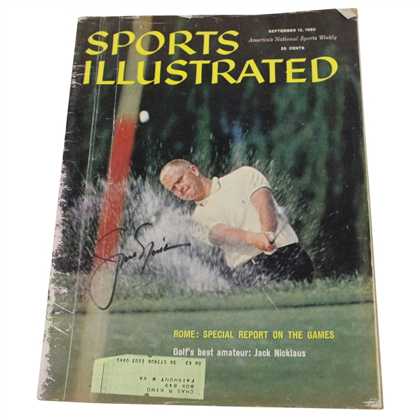 Jack Nicklaus Signed 1960 Sports Illustrated Golfs Best Amateur Magazine JSA ALOA