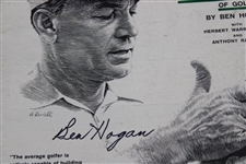 Ben Hogan Signed 1957 Sports Illustrated Modern Fundamentals Of Golf Magazine JSA ALOA