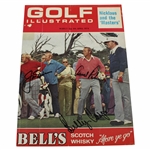 Palmer, Nicklaus, & Casper Signed 1974 Golf Illustrated Cover JSA ALOA