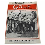 Ryder Cup Team USA Signed 1957 Golf Illustrated Cover JSA ALOA