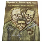 Arnold Palmer, Jack Nicklaus & Gary Player Signed 1966 Sports Illustrated Masters Preview Cover JSA ALOA