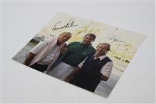 Arnold Palmer & Jack Nicklaus Signed Photo JSA ALOA