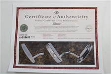 Scotty Cameron Ltd Ed 1993 Masters Choice Stainless Classic I Putter /250 w/Head Cover & Cert
