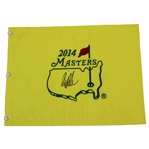 Craig Stadler Signed 2014 Masters Embroidered Flag JSA ALOA
