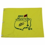 Ben Crenshaw Signed 2011 Masters Embroidered Flag with 1984 & 1995 JSA ALOA