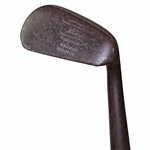 JH Taylor Cann & Taylor Warranted Hand Forged Mashie Niblick w/ Shaft Stamp