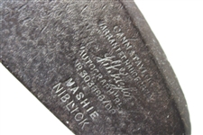 JH Taylor Cann & Taylor Warranted Hand Forged Mashie Niblick w/ Shaft Stamp