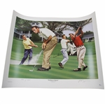 Arnold Palmer Signed The King At Augusta LE Alan Zuniga Poster #1861/1964 JSA #R13467