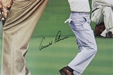 Arnold Palmer Signed 'The King At Augusta' LE Alan Zuniga Poster #1861/1964 JSA #R13467