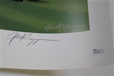 Arnold Palmer Signed 'The King At Augusta' LE Alan Zuniga Poster #1861/1964 JSA #R13467