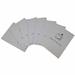 Eight (8) Masters Tournament Handbooks - Each with Safety Emergency Reporting Security Cards