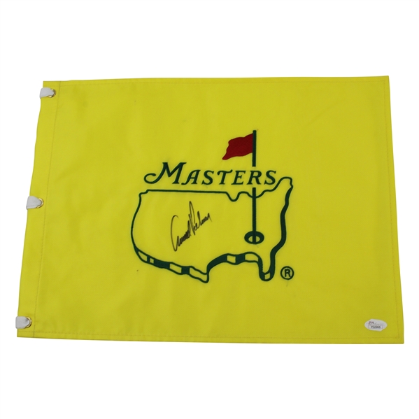Arnold Palmer Signed Undated Masters Embroidered Flag JSA# Y52906