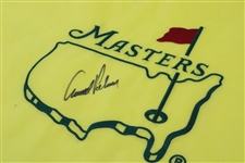 Arnold Palmer Signed Undated Masters Embroidered Flag JSA# Y52906