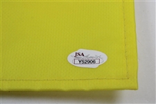 Arnold Palmer Signed Undated Masters Embroidered Flag JSA# Y52906