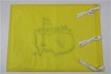 Arnold Palmer Signed Undated Masters Embroidered Flag JSA# Y52906