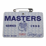 1966 Masters Tournament SERIES Badge #25801 - Jack Nicklaus Winner
