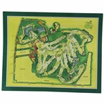 Augusta National Golf Club Aerial View Vibrant Color Poster