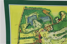 Augusta National Golf Club Aerial View Vibrant Color Poster