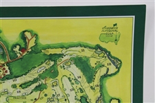 Augusta National Golf Club Aerial View Vibrant Color Poster