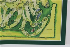 Augusta National Golf Club Aerial View Vibrant Color Poster