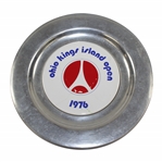 1976 Ohio Kings Island Open Pewter with Porcelain Plate