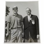 Bob Goalby Signed 8x10 Bill Mark 1963 Ryder Cup Photo to Jack Sargent JSA ALOA