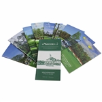 Ten (10) Different Masters Tournament Spectator Guides Including 2019