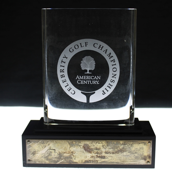 2002 American Century Championship Winner’s Trophy Won by Dan Quinn