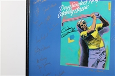 Multi-Signed 1988 Doug Sanders Kingwood Celebrity Classic Matted Poster JSA ALOA