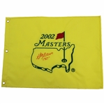Gay Brewer Signed 2002 Masters Embroidered Flag with 1967 JSA ALOA