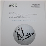 Charl Schwartzel Signed Titleist Masters Logo Golf Ball JSA ALOA