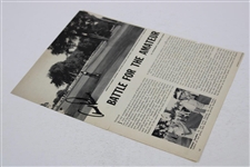 Arnold Palmer Signed 1954 US Amateur Sports Illustrated Magazine Page JSA ALOA