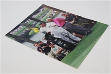 Arnold Palmer Signed 1998 Masters Stretching Photo JSA ALOA