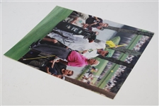 Arnold Palmer Signed 1998 Masters Stretching Photo JSA ALOA